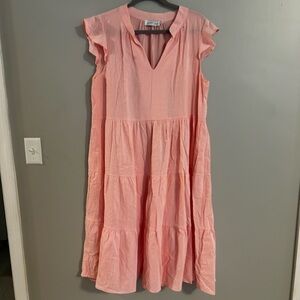 Petal & Pup Pink Midi Dress